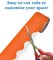 Carson Dellosa 65Ft of Orange Bulletin Board Borders, 1 Roll of Scalloped Trim for Rolling Whiteboard, Cork and Posterboard, Halloween, Party Decorations, and Classroom Decor